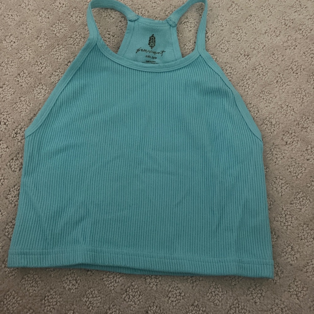 blue free people tank